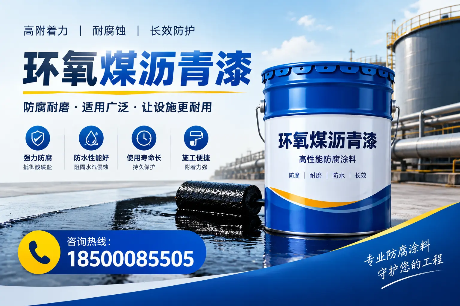 环氧煤沥青漆与其他涂料的对比分析,助力咸宁企业决策